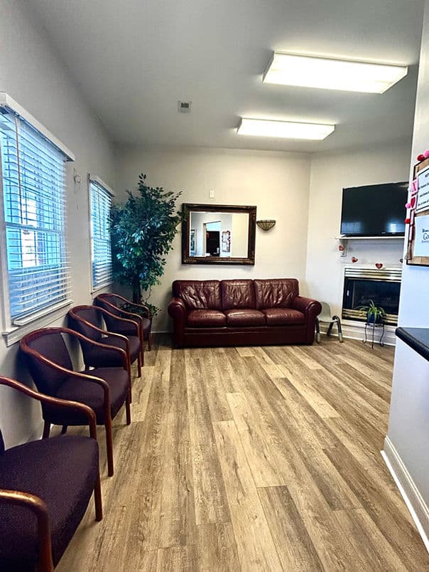 Rocky Mount Family Dentistry waiting room